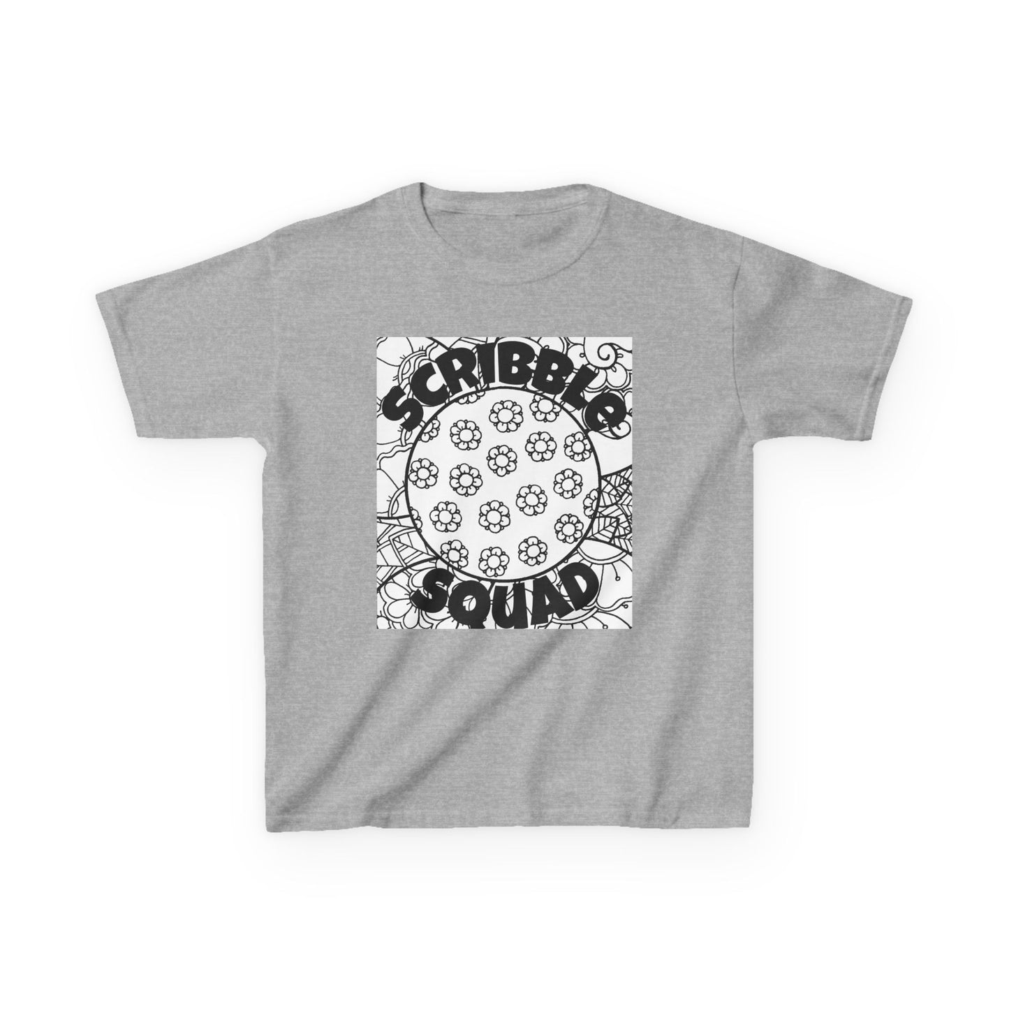 Kids Creative Tee - Scribble Squad Design, Fun Kids Shirt, Artsy Top, Gift for Young Artists, Cool Apparel