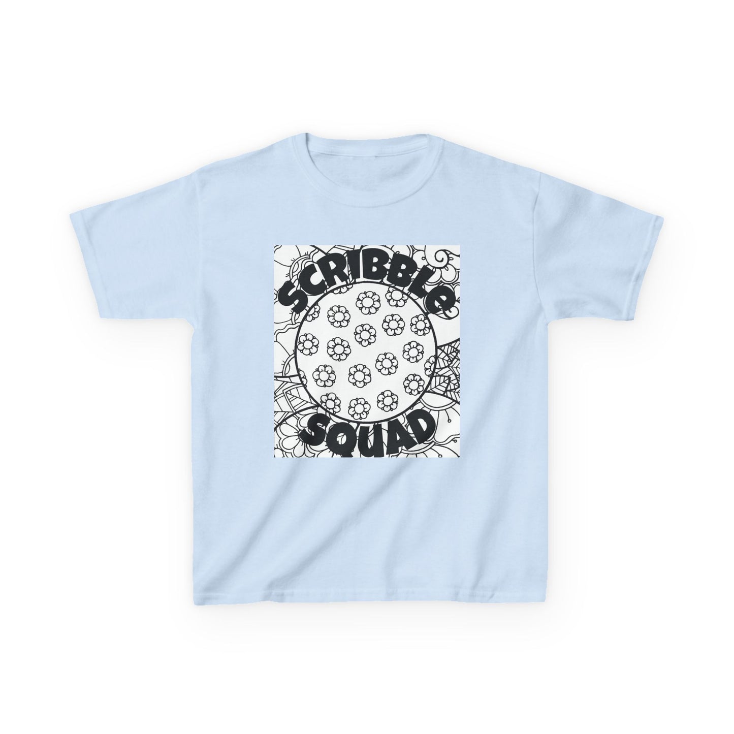 Kids Creative Tee - Scribble Squad Design, Fun Kids Shirt, Artsy Top, Gift for Young Artists, Cool Apparel
