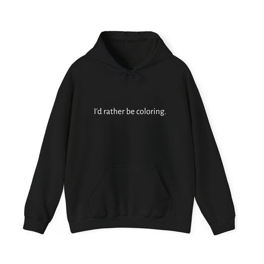 Coloring Lover Hoodie - Funny Sayings Design
