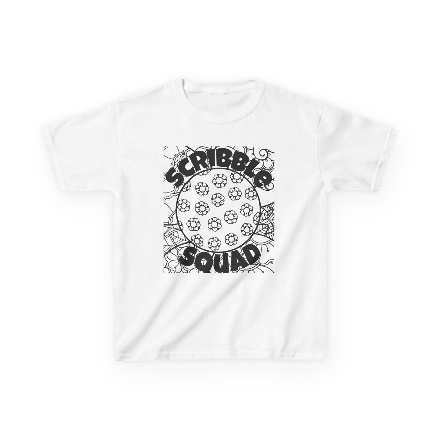 Kids Creative Tee - Scribble Squad Design, Fun Kids Shirt, Artsy Top, Gift for Young Artists, Cool Apparel