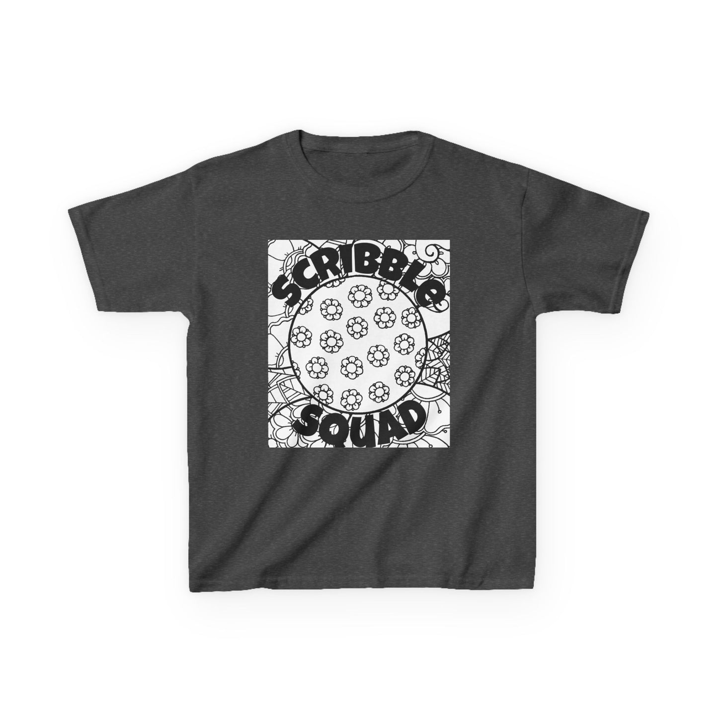 Kids Creative Tee - Scribble Squad Design, Fun Kids Shirt, Artsy Top, Gift for Young Artists, Cool Apparel