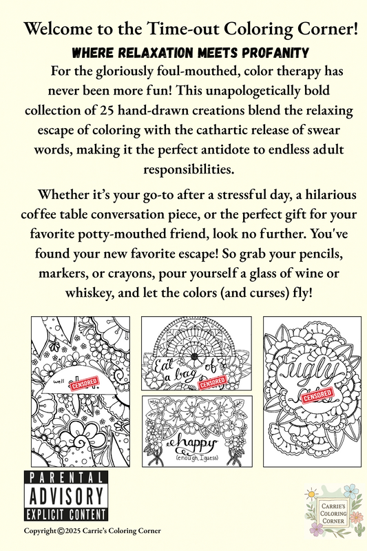 Time Out Coloring Corner - FULL BOOK