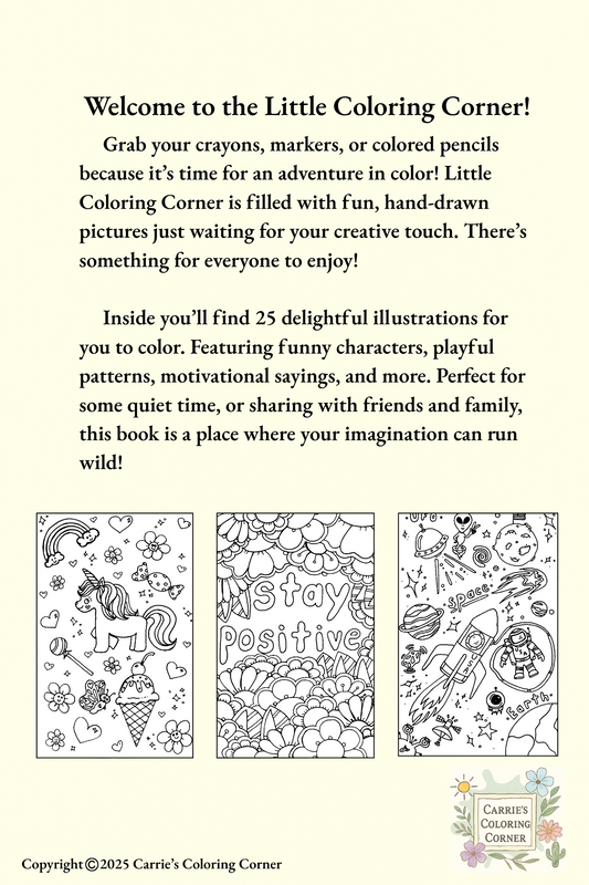 Little Coloring Corner - FULL BOOK