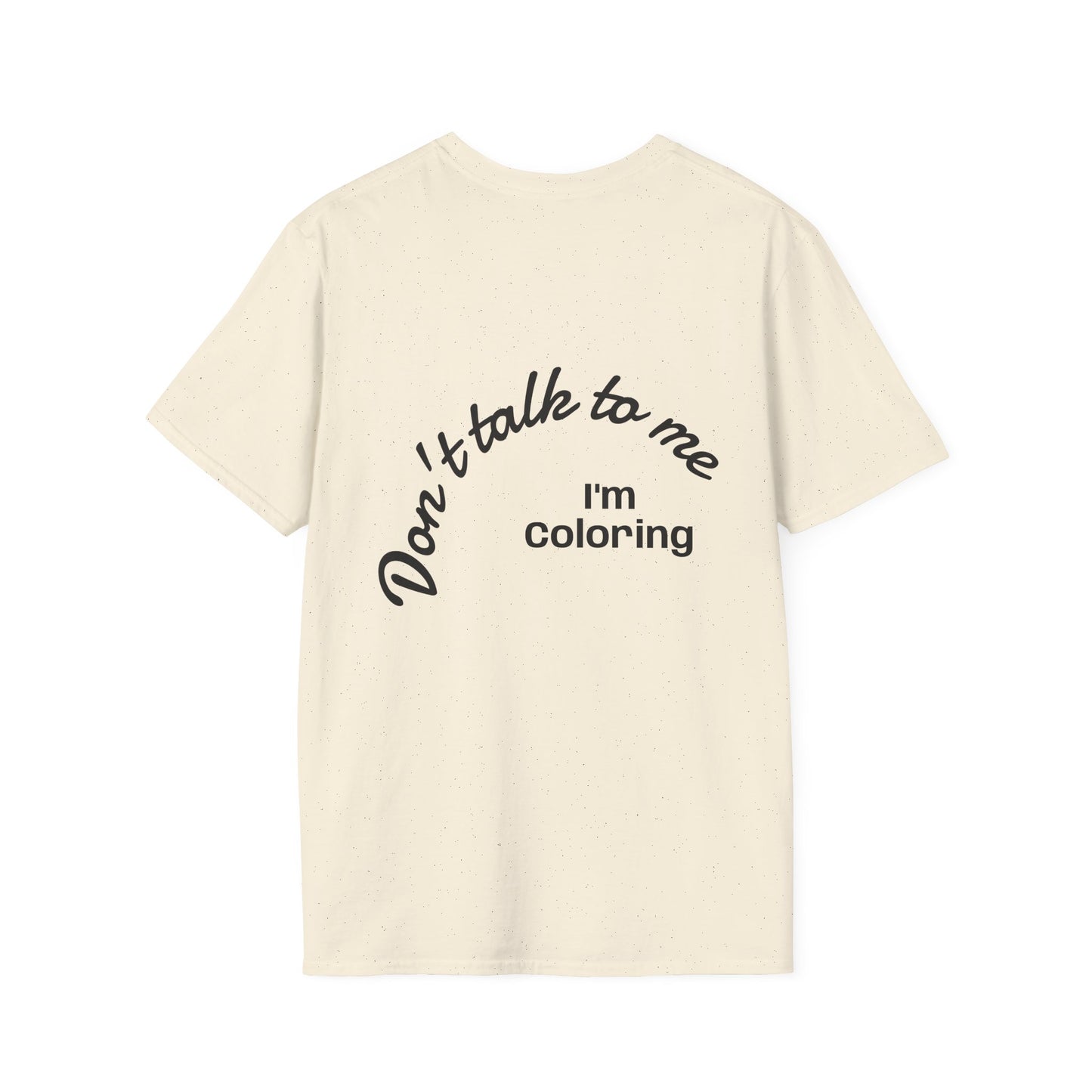 Coloring Enthusiast Unisex T-Shirt, Funny Gift for Artists, Creative Hobby Tee, Relaxation Shirt, Cute Casual Wear