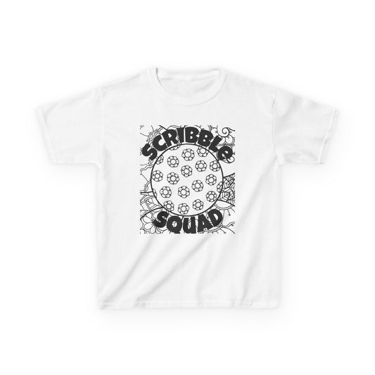 Kids Creative Tee - Scribble Squad Design, Fun Kids Shirt, Artsy Top, Gift for Young Artists, Cool Apparel