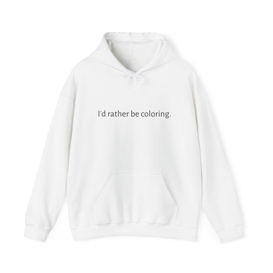 Coloring Lover Hoodie - Funny Sayings Design