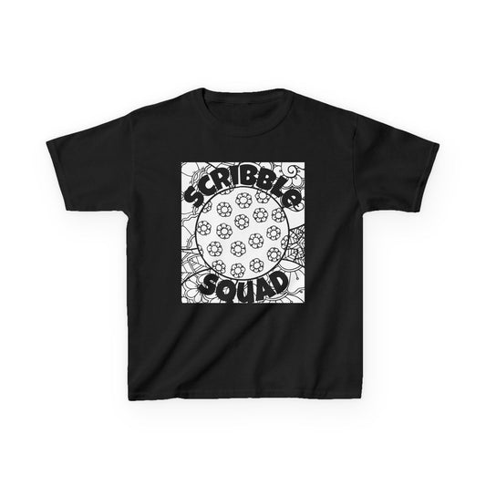 Kids Creative Tee - Scribble Squad Design, Fun Kids Shirt, Artsy Top, Gift for Young Artists, Cool Apparel