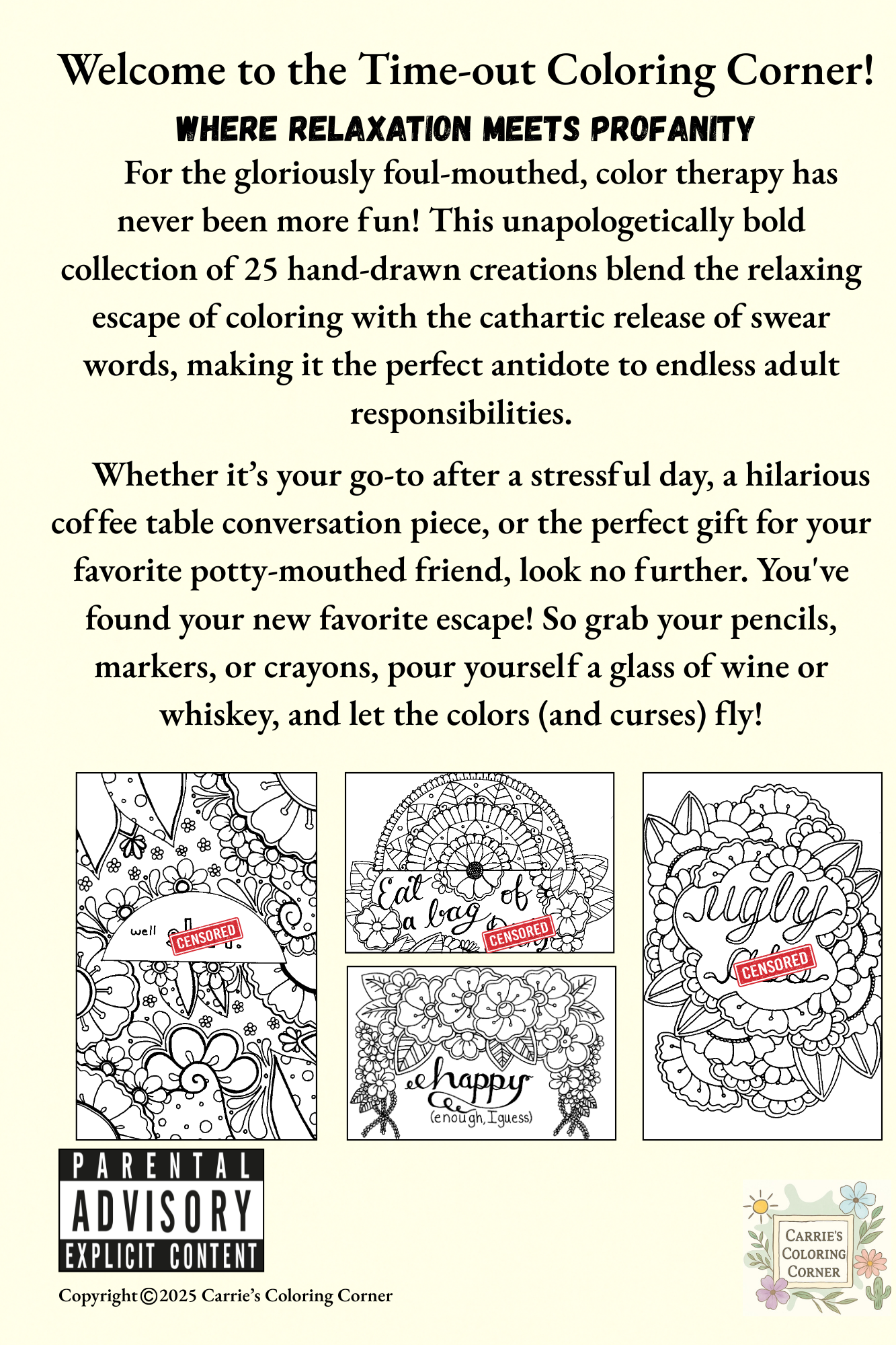 Time Out Coloring Corner - FULL BOOK