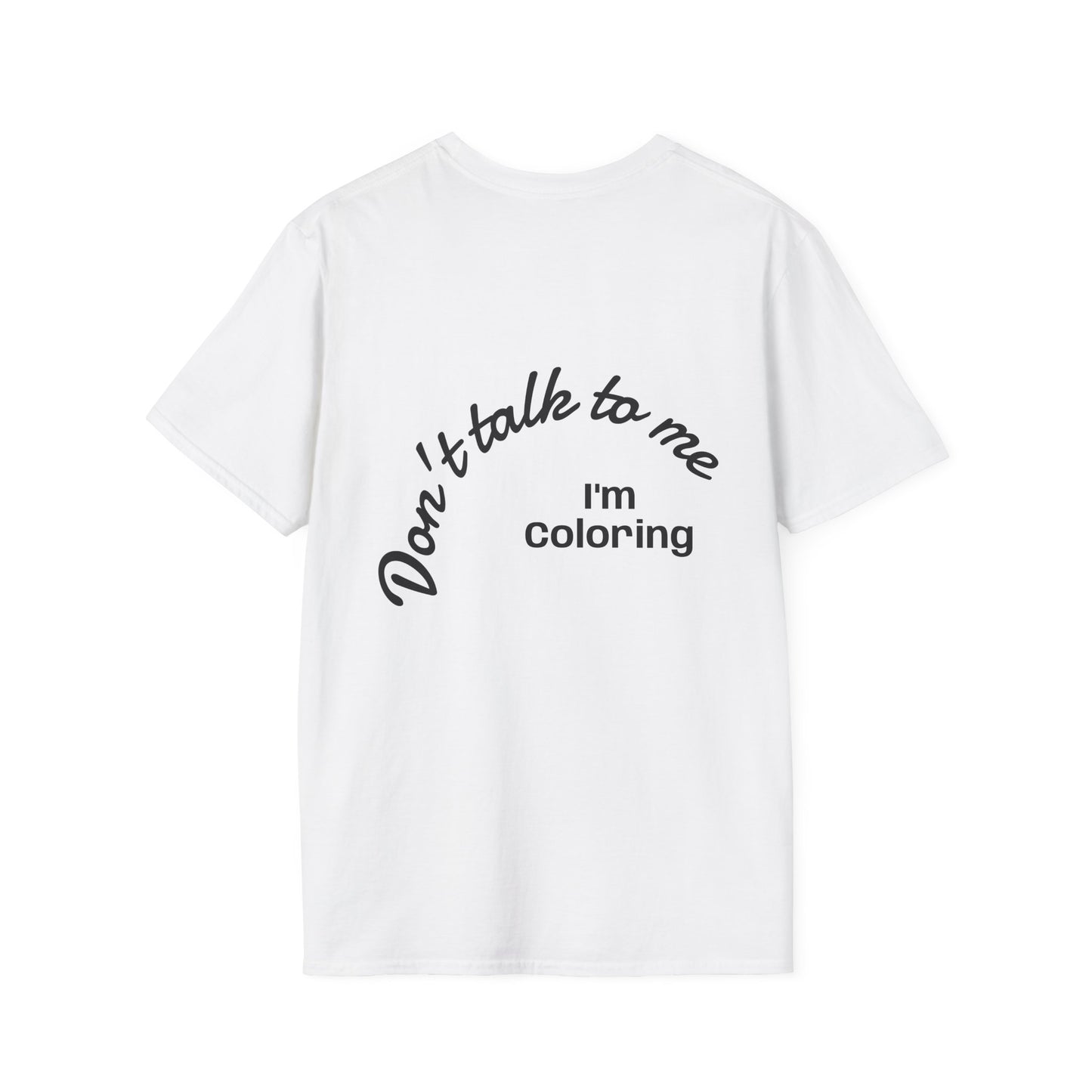 Coloring Enthusiast Unisex T-Shirt, Funny Gift for Artists, Creative Hobby Tee, Relaxation Shirt, Cute Casual Wear