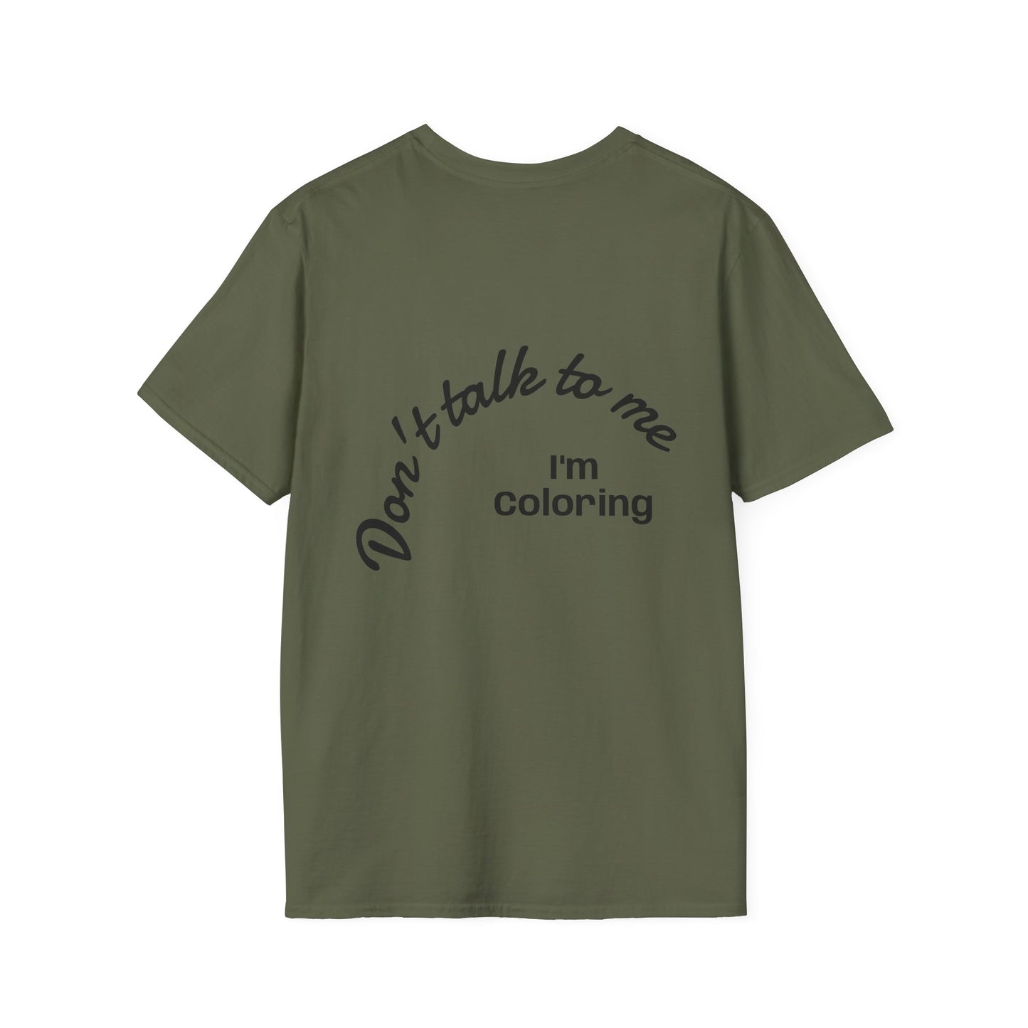 Coloring Enthusiast Unisex T-Shirt, Funny Gift for Artists, Creative Hobby Tee, Relaxation Shirt, Cute Casual Wear