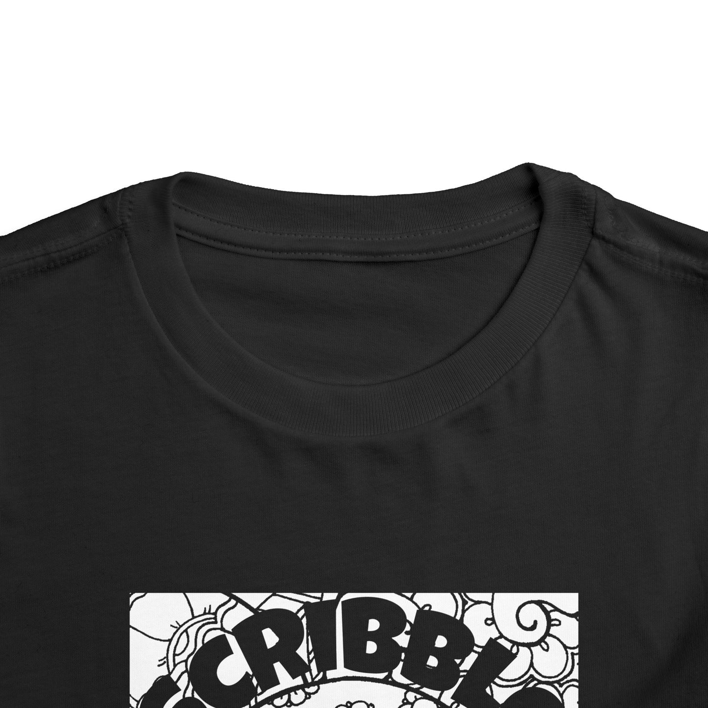 Scribble Squad Toddler Tee, Kids Creative Shirt, Playful Short Sleeve Tee, DIY Coloring Shirt, Fun Toddler Fashion, Birthday Gift for Kids